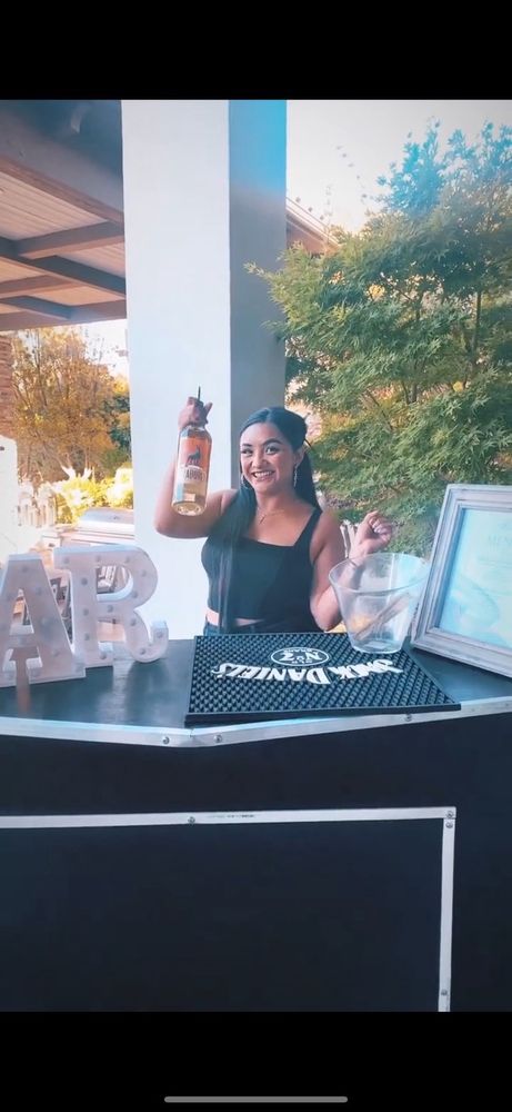 No Last Call Bartending indoor bar display and event setup